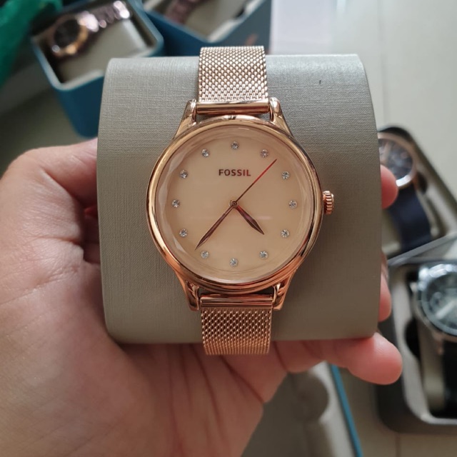 Fossil rosegold bq3392