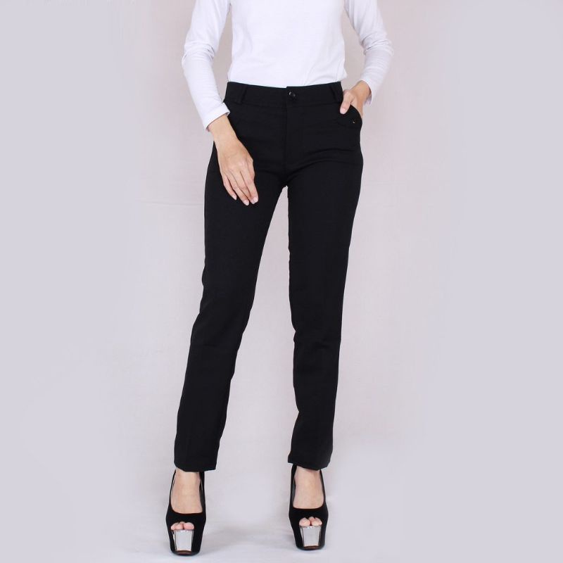 Celana Executive Wanita Hitam (PL)