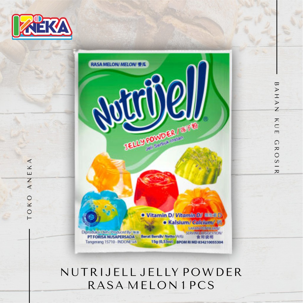 

Nutrijell Jelly Powder Rasa Melon 1pcs Besar