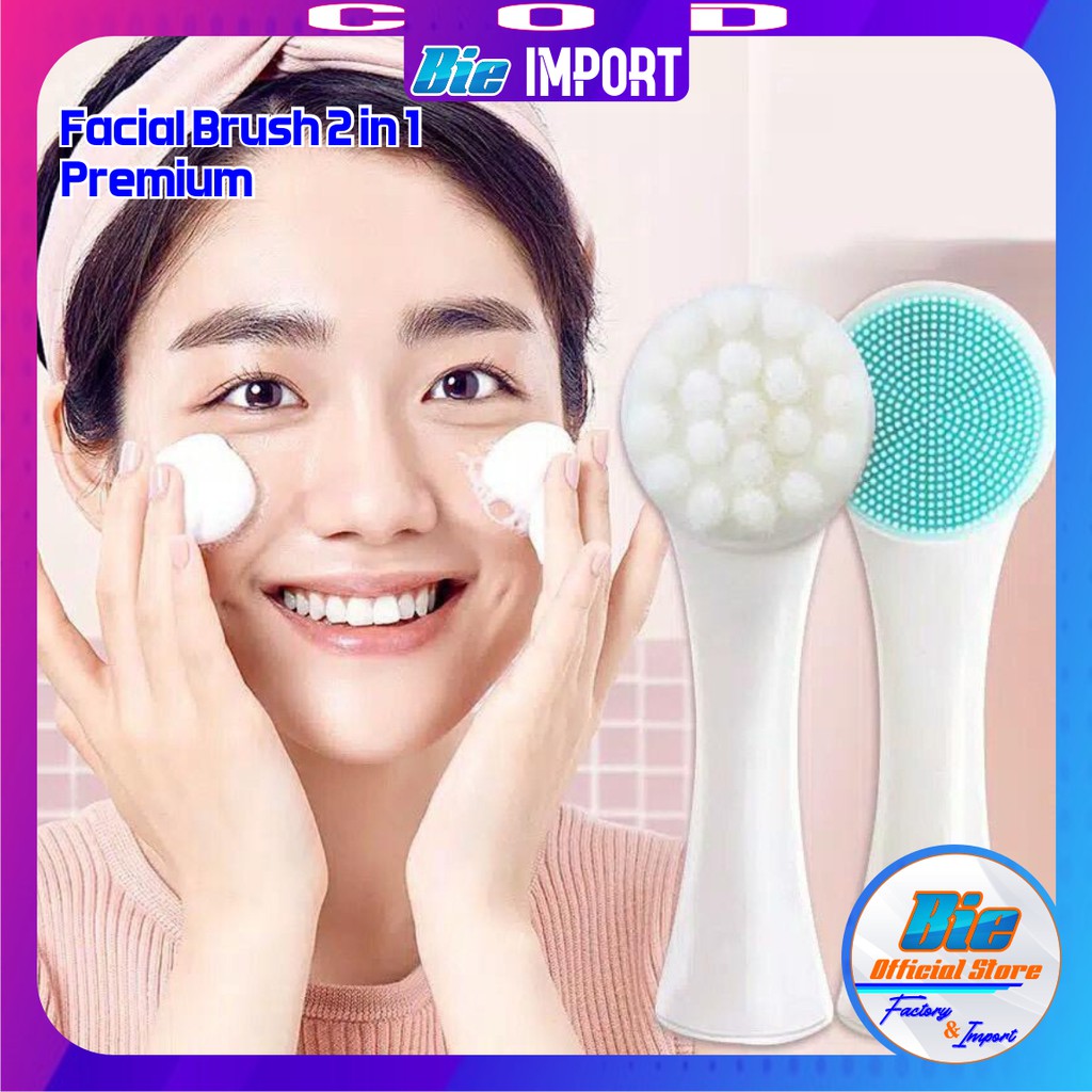 Facial Brush Face Premium / Silikon Pembersih Wajah Impor Best Seller