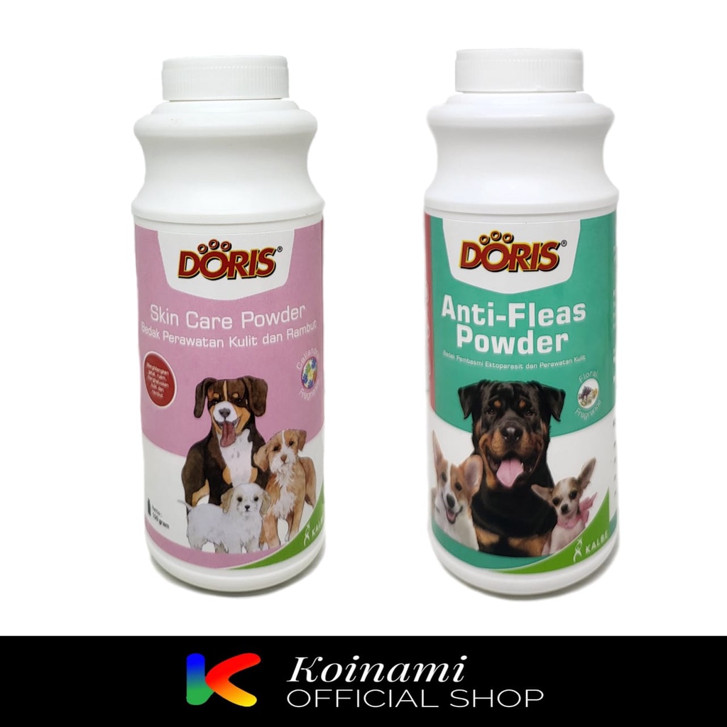 Bedak Doris / Bedak Doris Anti - Fleas / Bedak Doris Skin Care / Powder Anjing / Bedak Anjing