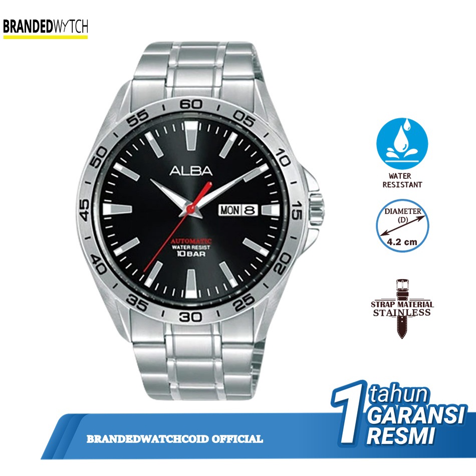 Jam Tangan Alba Pria AL4301X1 Original Alba AL4301 Diameter 4,2 cm