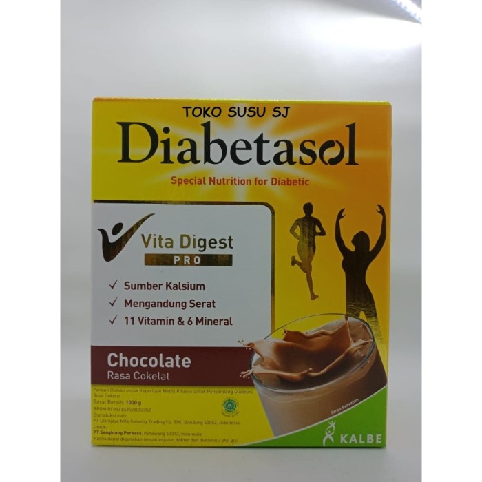 

b2011bb Diabetasol Coklat 1000 Gr / Diabetasol Cok 1000 Gr / Diabetasol 1Kg Xa201As