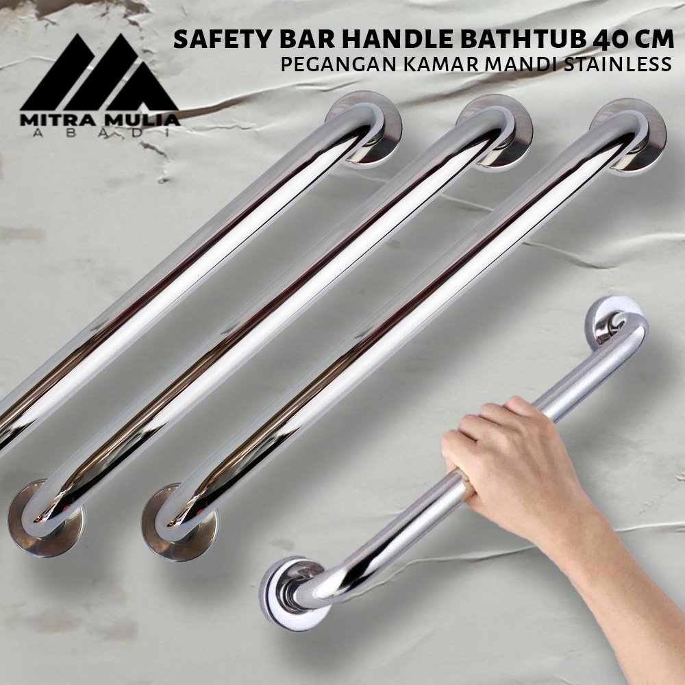 Handle Pegangan Bathup SUS 304 |Pegangan Bathub Kamar Mandi Stainless - 40 CM