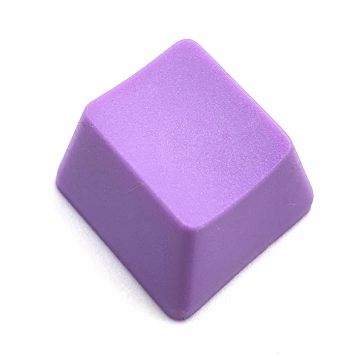 Keycap PBT 1U purple polos blank replacement keyboard button tombol