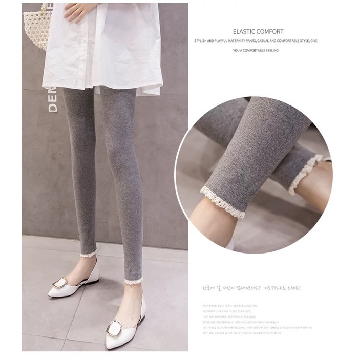 celana legging Premium Katun Ibu Hamil 8019