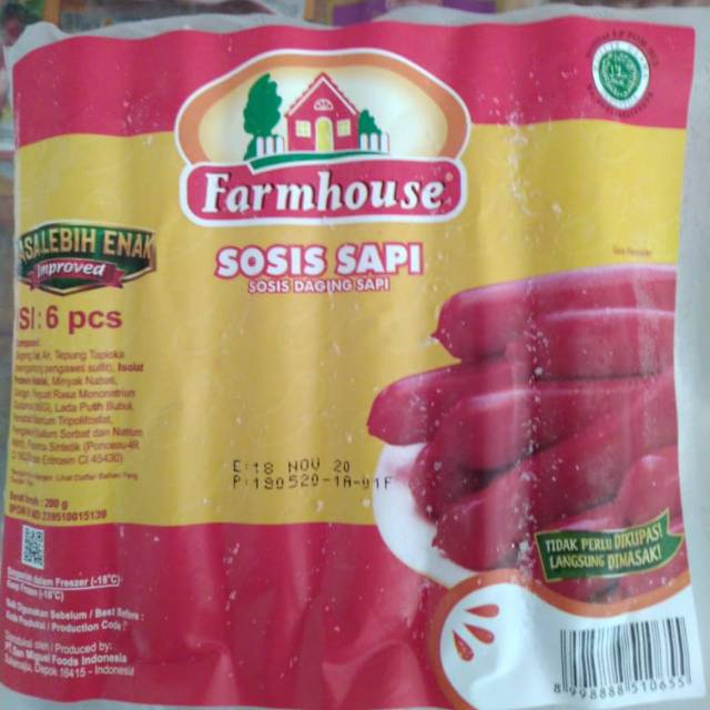 

Farmhouse sosis daging sapi isi 6