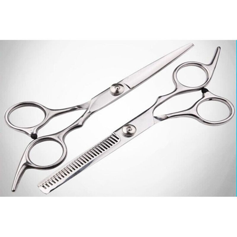 GUNTING RAMBUT SASAK STAINLESS STEEL SCISSOR GUNTING SALON PER 1 PCS