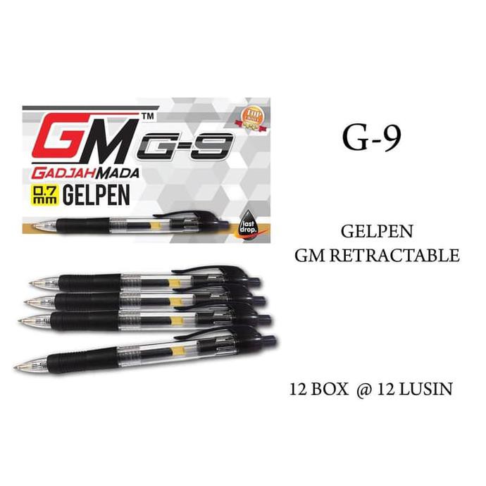 

PULPEN CETEK GADJAHMADA GM-G9 0,7 mm MURAH BANGET