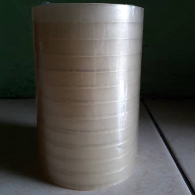 

Lakban bening ukuran kecil isi 12 pcs