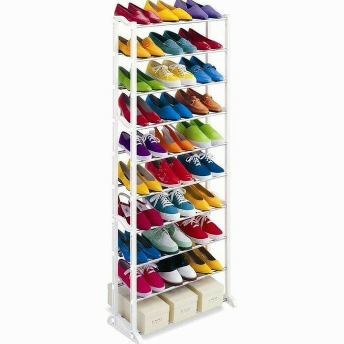 Rak Sepatu 10 Tingkat Amazing Shoe Rack Serbaguna Hemat Ruangan Murah Rak Susun Rapih Bersih Modern