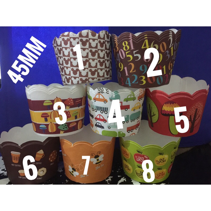 FORA Bruder Cup Multi Design Warna 45x50mm isi 25 pcs Muffin cup