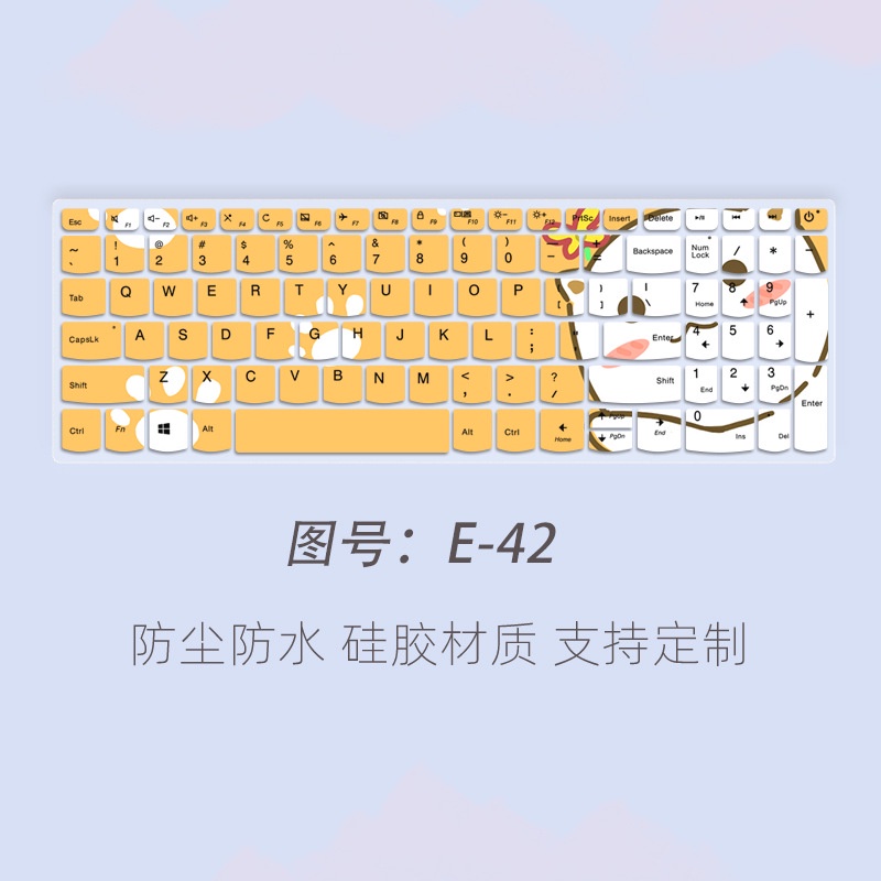 Film Pelindung Debu Keyboard Laptop Motif Kartun Bunga Untuk Lenovo Ideapad 320C 330C 15.6inci Ideapad 15.6inci L340-15IWL S3- 15xi