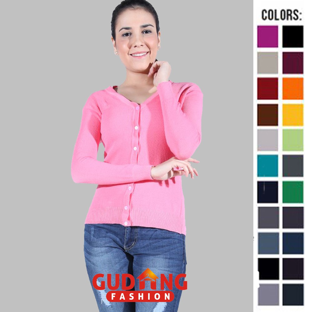 Cardigan Rajut Wanita Terbaru dengan Banyak Warna - CARW (COMB)