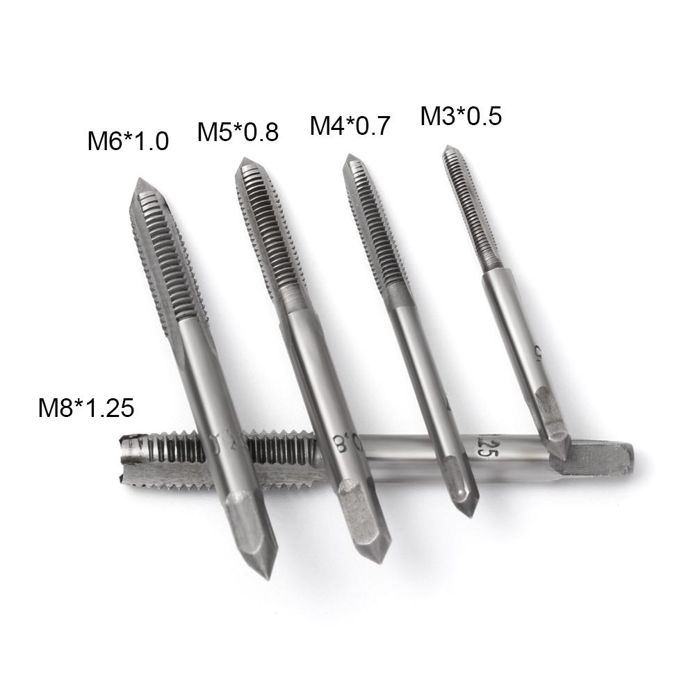 Populer 6Pcs Tap Wrench Hand Taps Mata Bor Hand Tool|Metrik