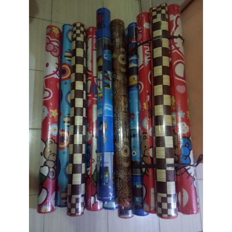 KARPET LANTAI PLASTIK SPON MOTIF KOTAK-KOTAK