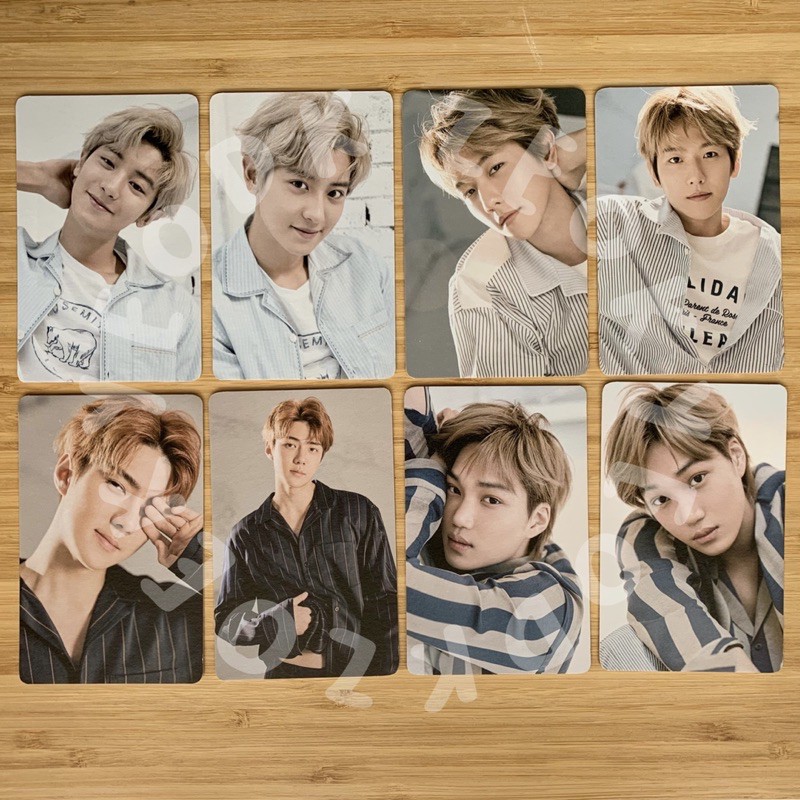 PHOTOCARD PC EXO FLO VER. 1 CHANYEOL BAEKHYUN SEHUN KAI SUHO CHEN XIUMIN OFFICIAL