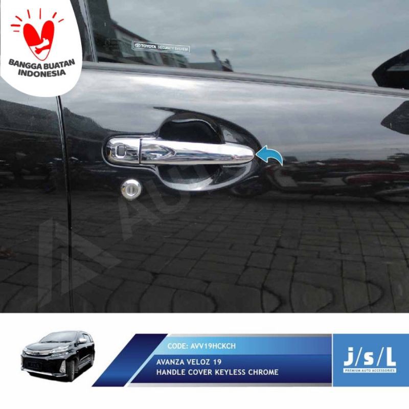 Cover Pintu Avanza Xenia Veloz 2019 Handle Keyless Chrome