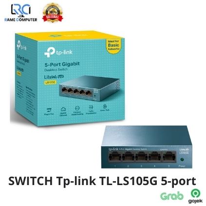 Tp-link TL-LS105G 5-port 10/100/1000Mbps Desktop Network Switch TPLink
