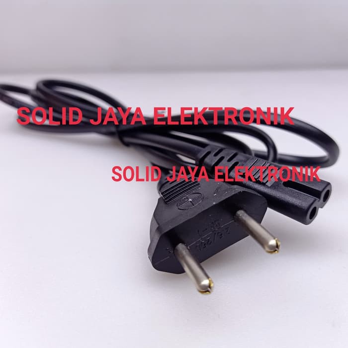 KABEL AC KABEL LISTRIK 2 PIN MODEL ANGKA 8 KABEL AMPLIFIER PSU ADAPTOR KABEL AC LISTRIK ELEKTRONIK