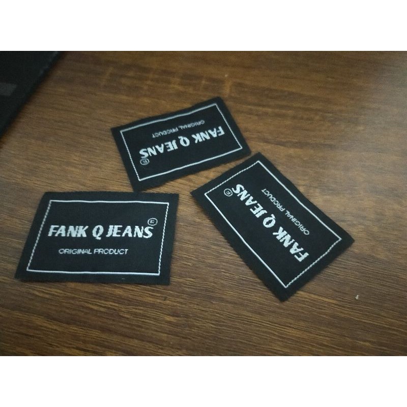 

LABEL WOVEN | LABEL BAJU | LABEL BORDIR DAMASK (CUSTOM)