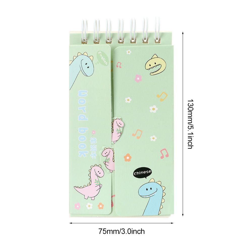 Notebook Kosa Kata Nanas Portable Belajar Kartun Jurnal Diary Mini Notepad