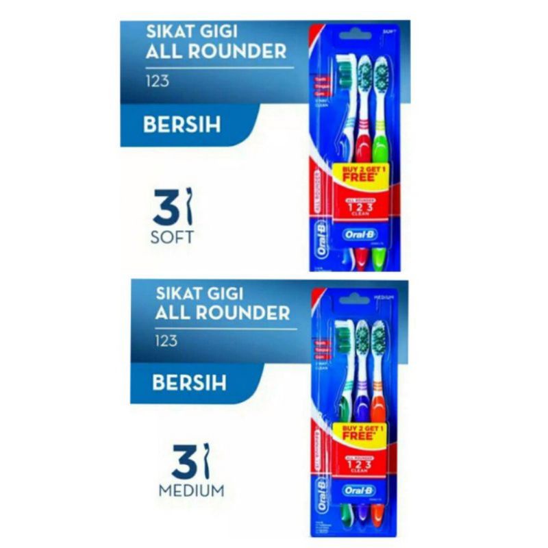 Oral-B Kids Toothbrush Baby Soft And Extra Soft (Stages 1/2/3/4) / Sikat Gigi Anak (Step 1/2/3/4)