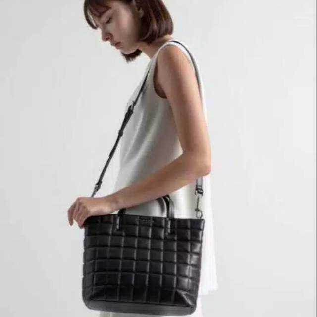 Tote bag sling bag shoulder bag ck quilted wrinkled bag qualityori