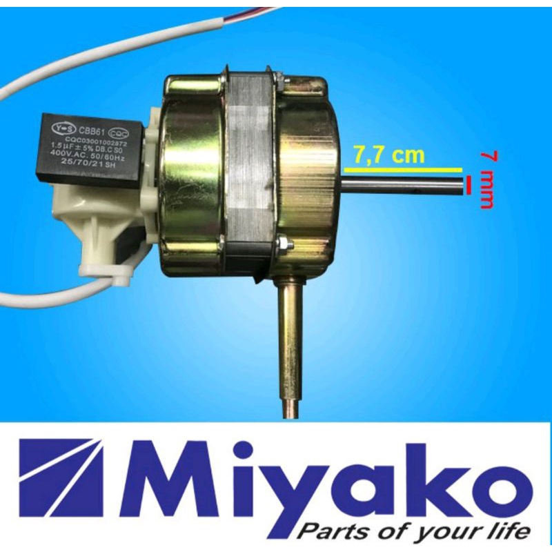 [MIYAKO  KAS-1618 B/O] Mesin Motor Fan Dinamo Kipas Angin Berdiri Duduk Miyako 16 &quot; inc Inchi