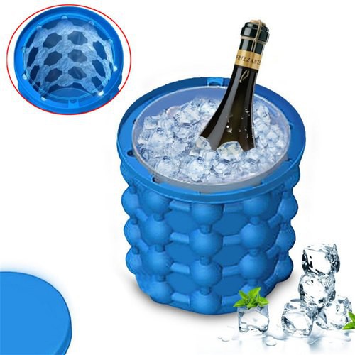 IKILOSHOP Ice Genie Silicone Ice Bucket Cube Maker Mold Tray Cetakan Es Batu Silikon