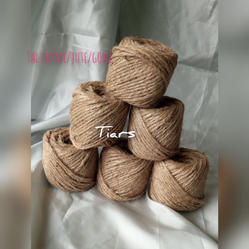 Jual tali rami/jute/goni/per meter Indonesia|Shopee Indonesia