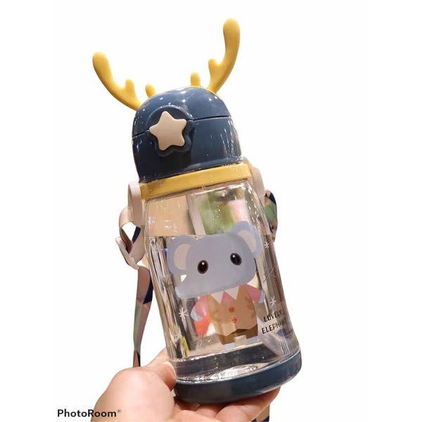Botol minum anak karakter ,  sedotan