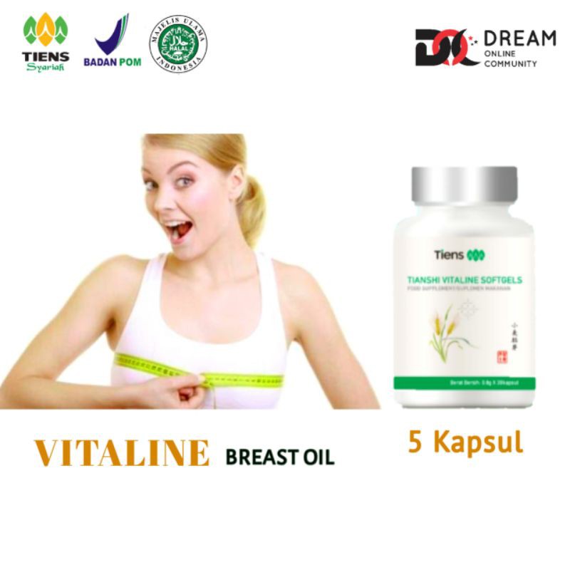VITALINE BREAST OIL MASK PENGENCANG PAYUDARA | CEGAH PAYUDARA KENDUR