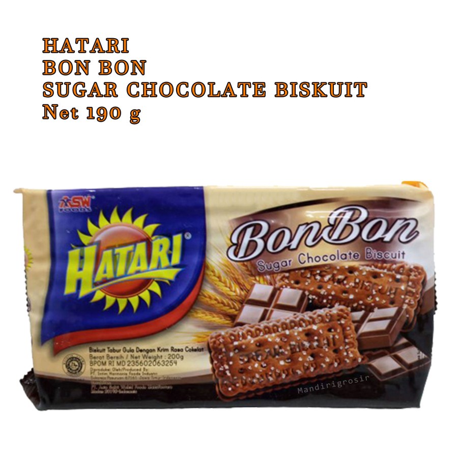 BISKUIT BONBON *HATARI * RASA CHOCOLATE * 190 g