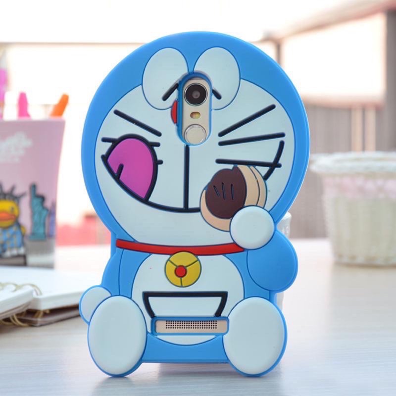 Oppo A91/ F11/ NEO 7/ RENO 3/ Case 4d Boneka Doraemon Dorayaki