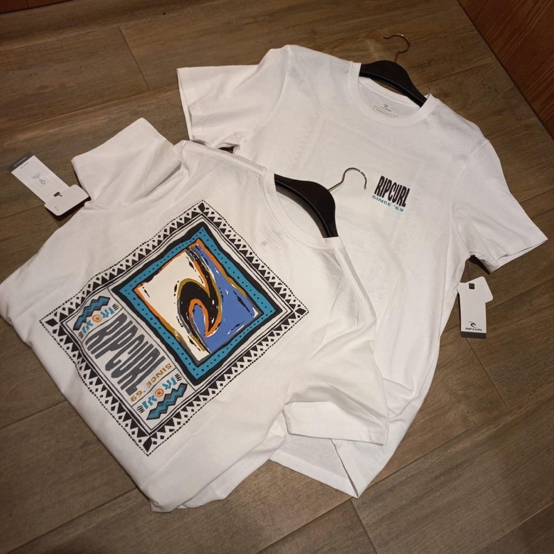 RIPCURL baju kaos ORIGINS TEE white ORIGINAL 100% SALE