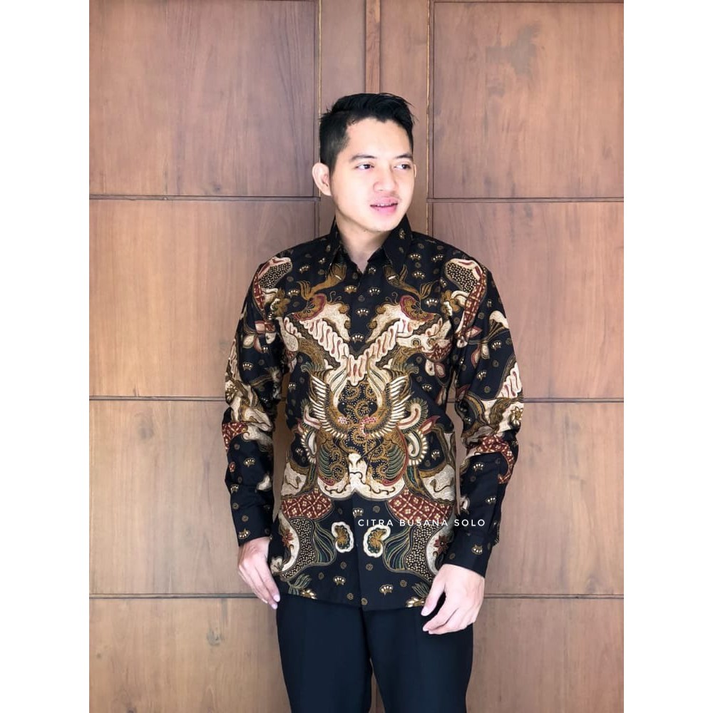 Batik Pria RAMANA PANJANG Kemeja Full Furing Bahan Katun Primisima