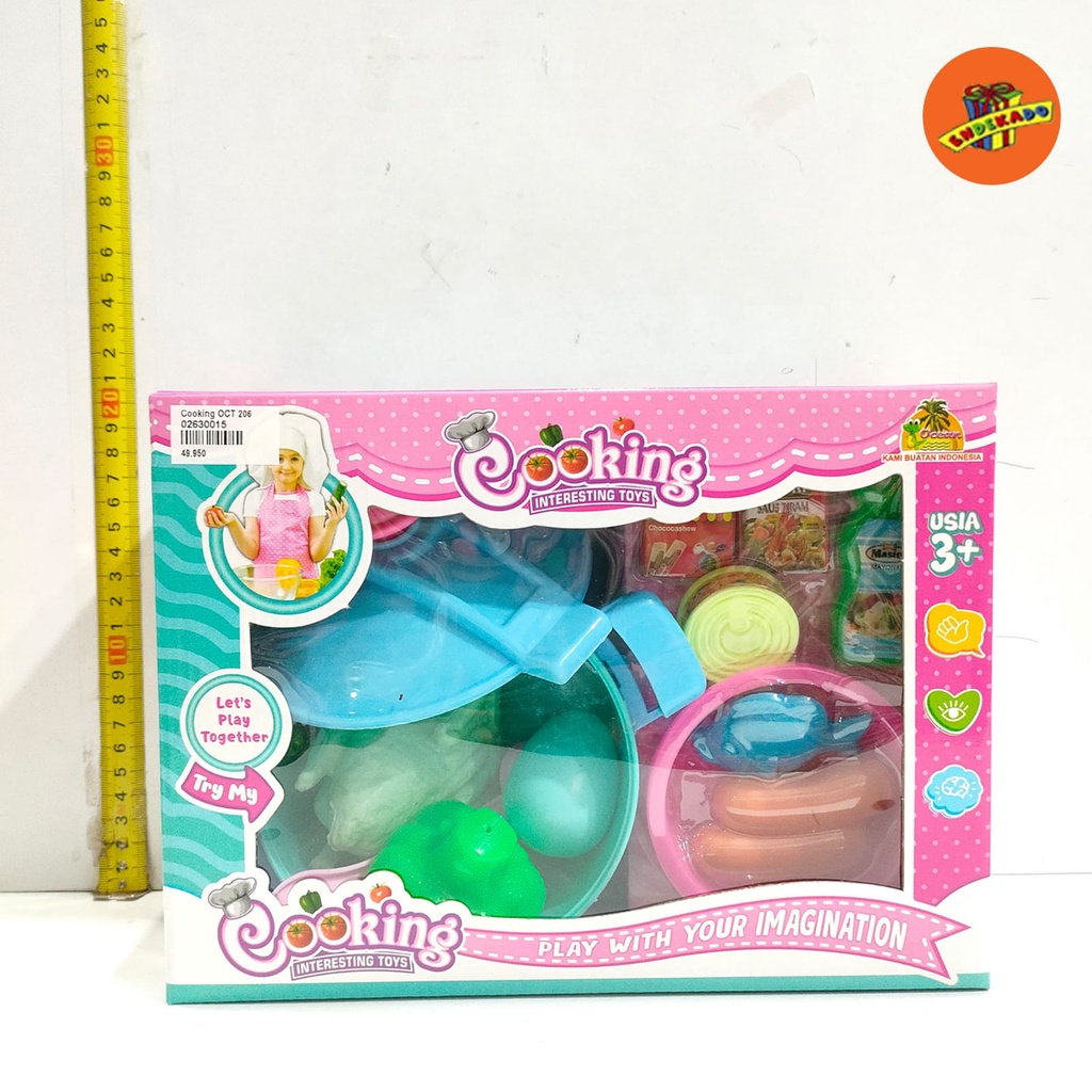 COOKING SET LOVELY - Mainan Set Masak Anak