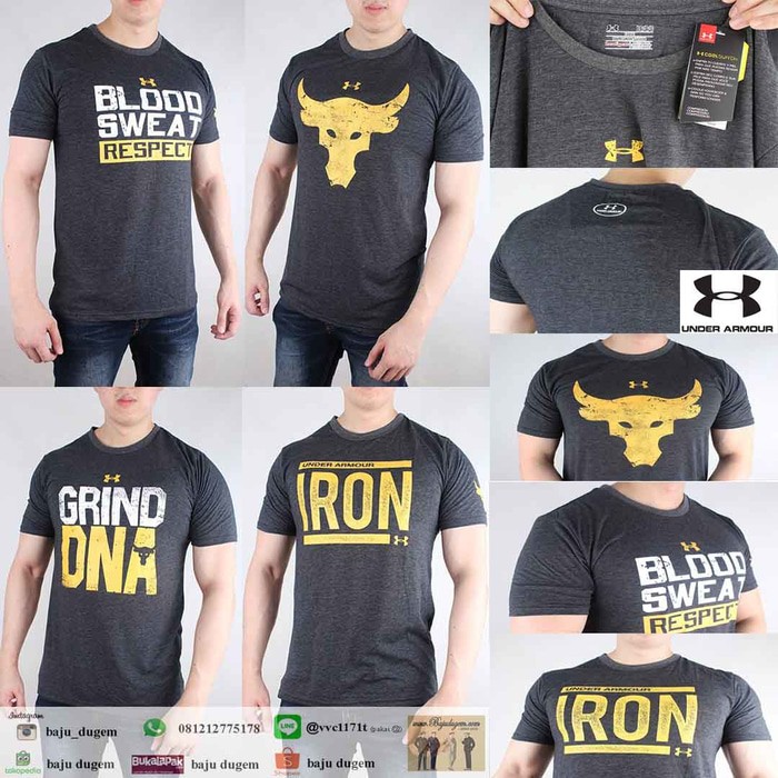 under armor the rock shirt