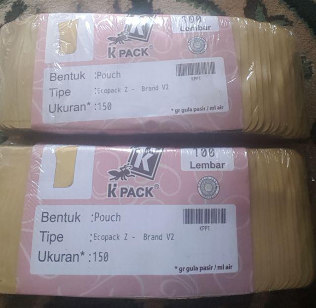 Kemasan Kopi Atau Teh, Standing Pouch Ecopack Litho Paper 150