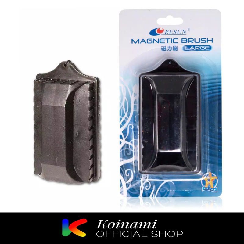 RESUN MAGNET L / pembersih kaca aquarium / aqua scape / hewan / ikan koi arwana / acc