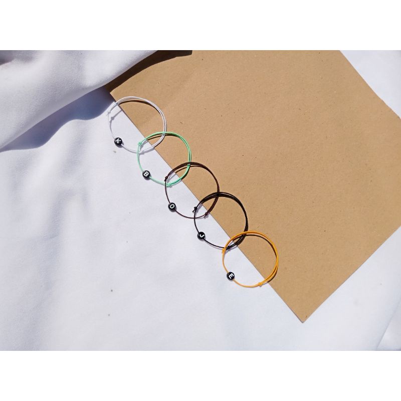 GELANG INISIAL TALI KARET (PART 2)