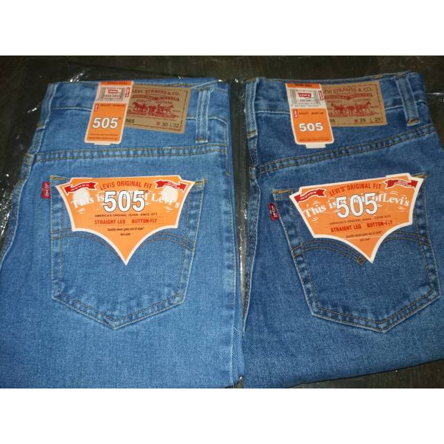 Celana levis standart reguler size 27-38