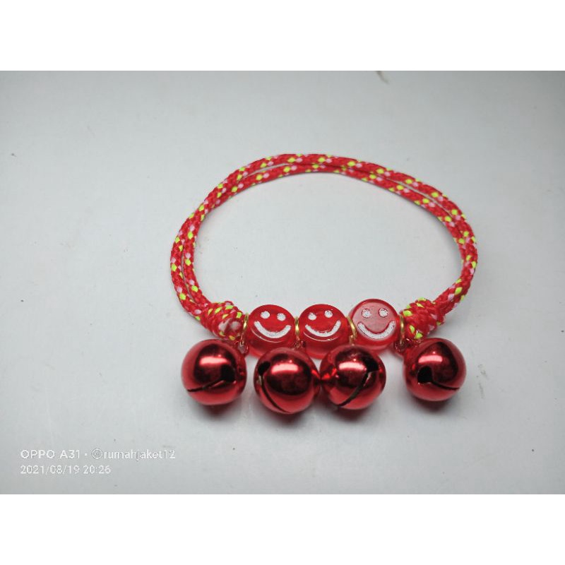 kalung kucing 4lonceng 12mm (tanpa nama)