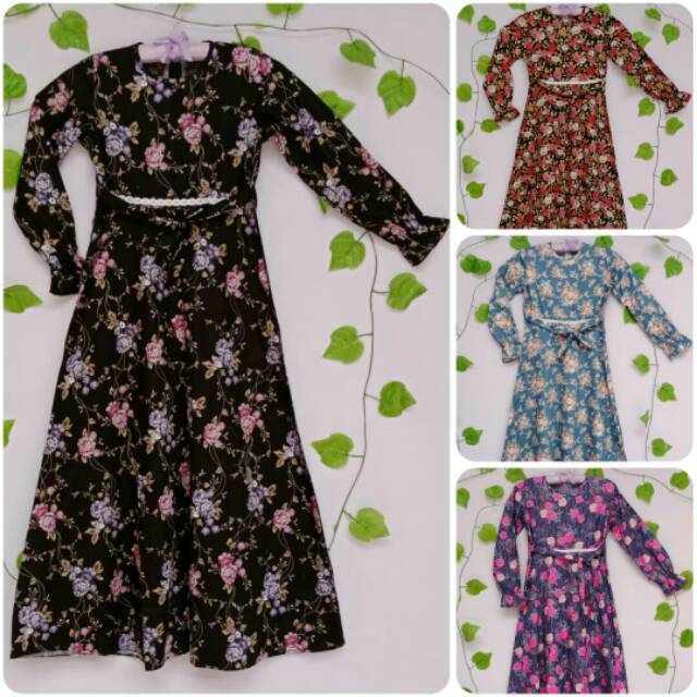 Gamis Anak Size XXXL Kiky collection.  PB:116/ld:84/pl:59.