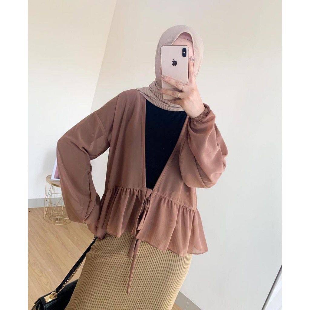 Outer Cacha /outer kekinian/korean style/cardigan /hijabers friendly