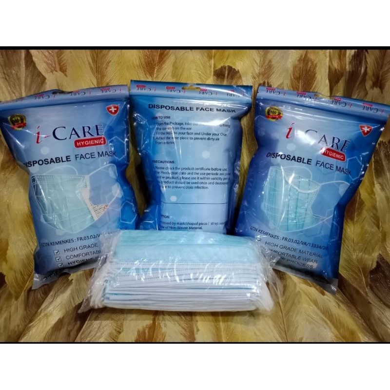 i care pouch 50pc warna embos