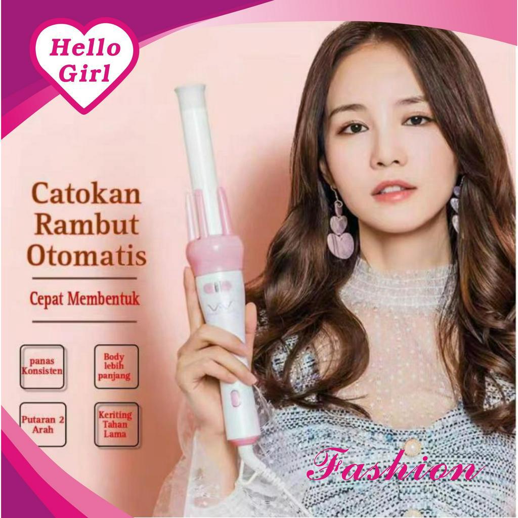 (Hello Girl) D49 Catokan Keramik Rambut Keriting Otomatis Import