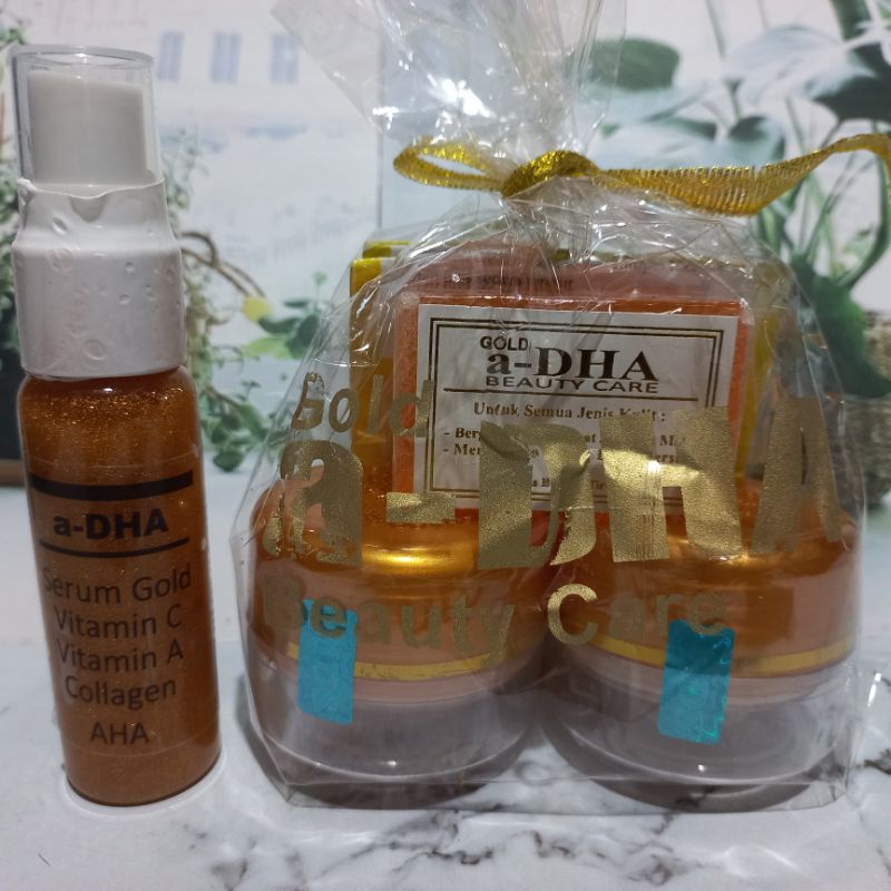 PAKET 4IN1 CREAM A DHA MDS GOLD | SERUM + A-DHA ORIGINAL