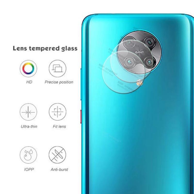 Tempered Glass Camera Xiaomi Poco F2 TG Anti Gores Kaca Kamera Belakang Pelindung Lensa Premium